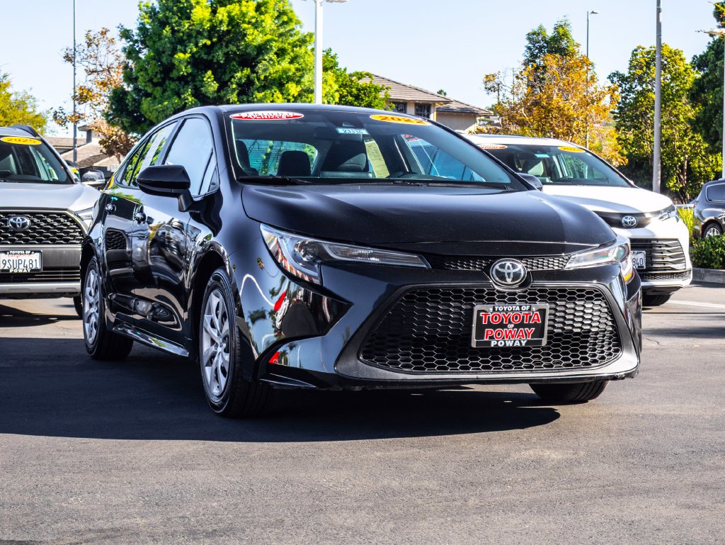 Certified 2022 Toyota Corolla LE with VIN 5YFEPMAE2NP276339 for sale in Poway, CA
