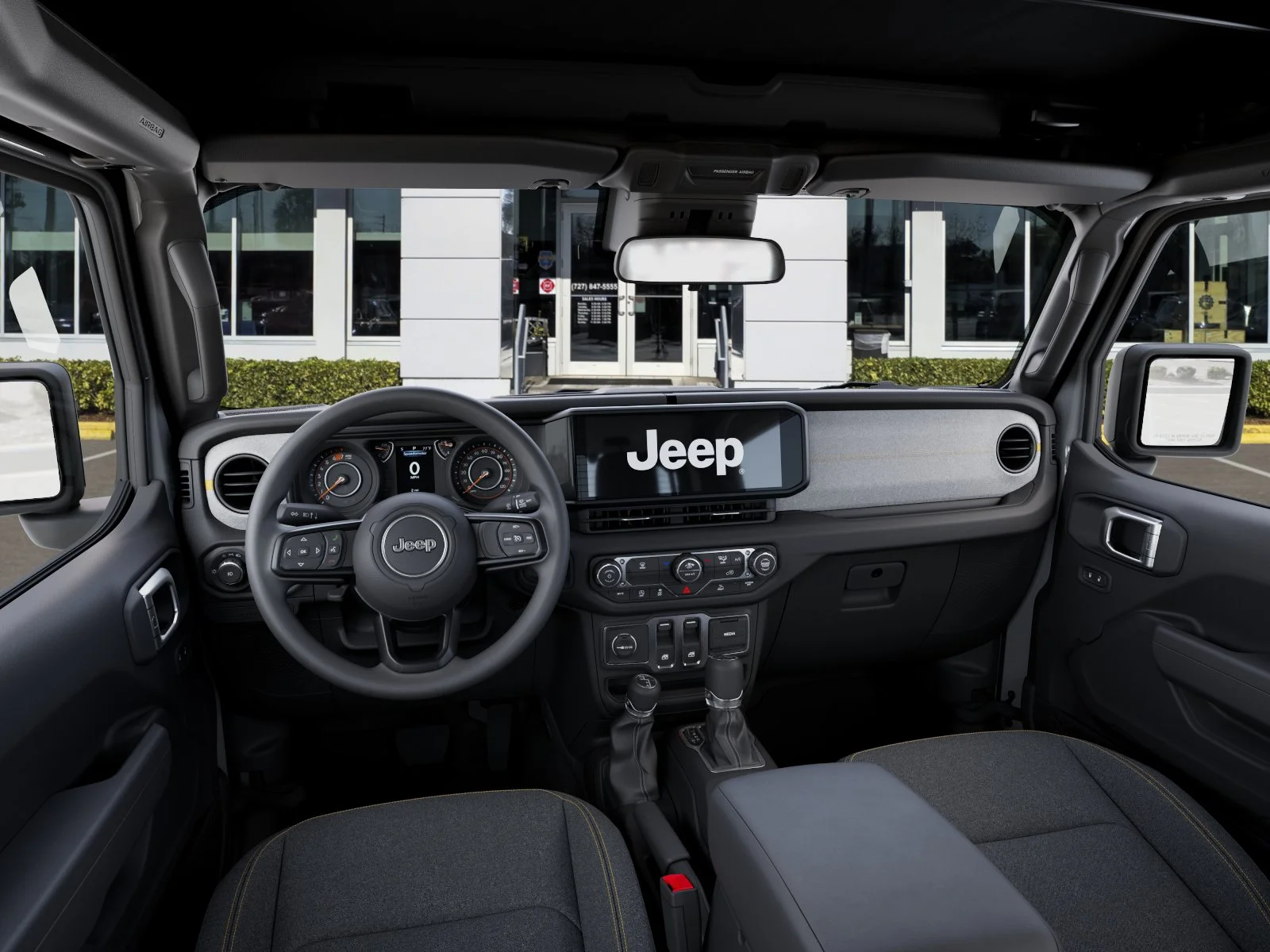 New 2026 Bright White Clear-Coat Exterior Paint Jeep Sport image 47