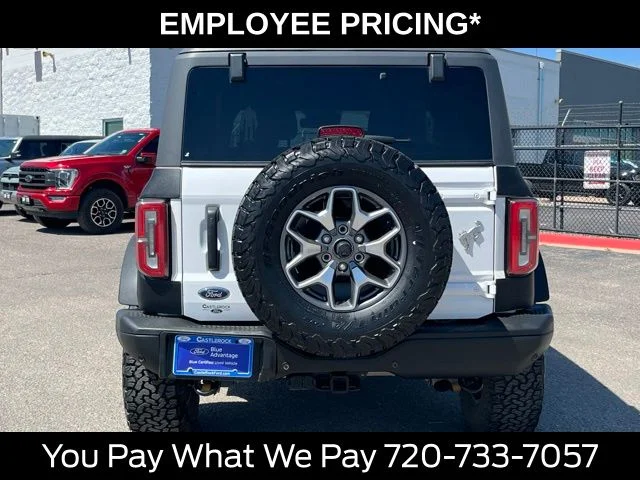 Used 2021 White Ford Badlands image 4