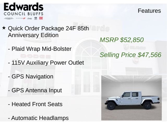 New 2026 Bright White Clear-Coat Exterior Paint Jeep 85th Anniversary Edition image 23