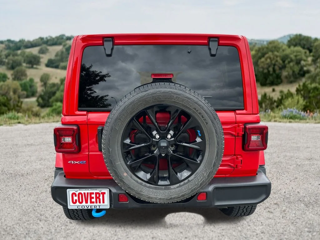 Used 2022 Red Jeep Unlimited Sahara 4xe image 8