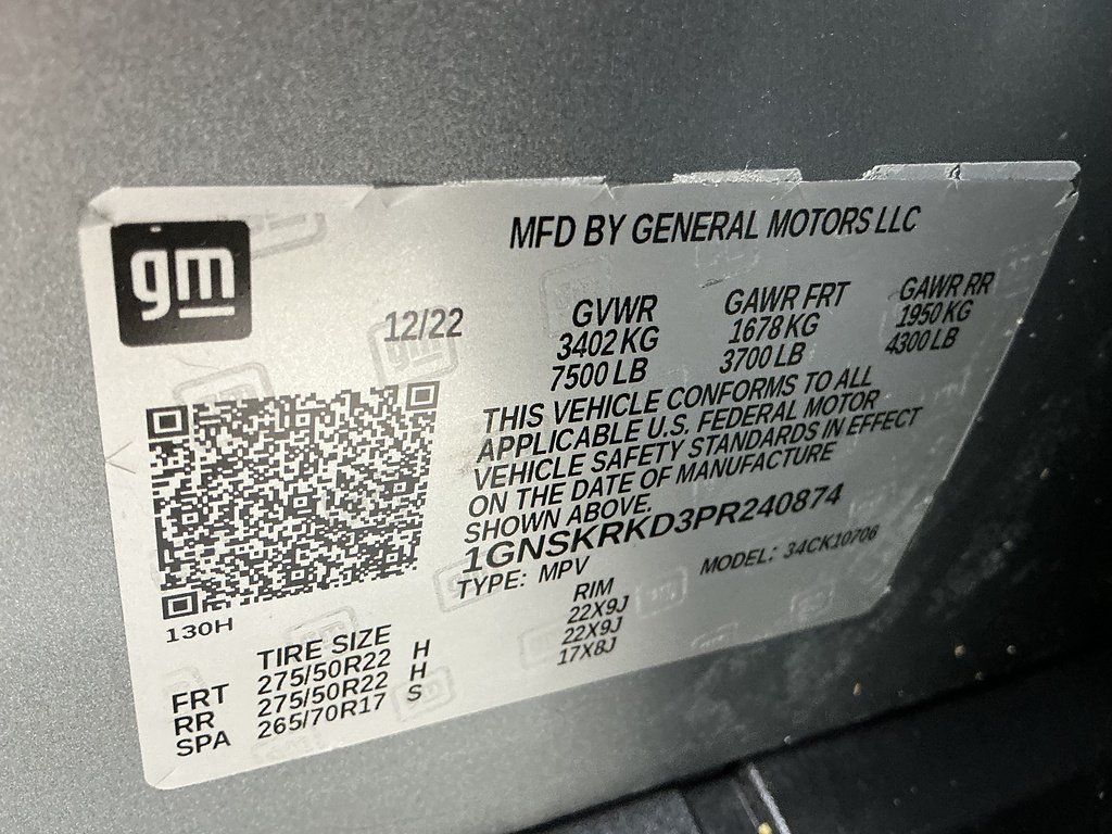 Used 2023 Sterling Gray Metallic Chevrolet RST image 13