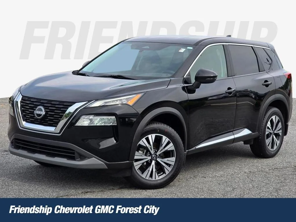 Used 2022 Black Nissan SV image 1