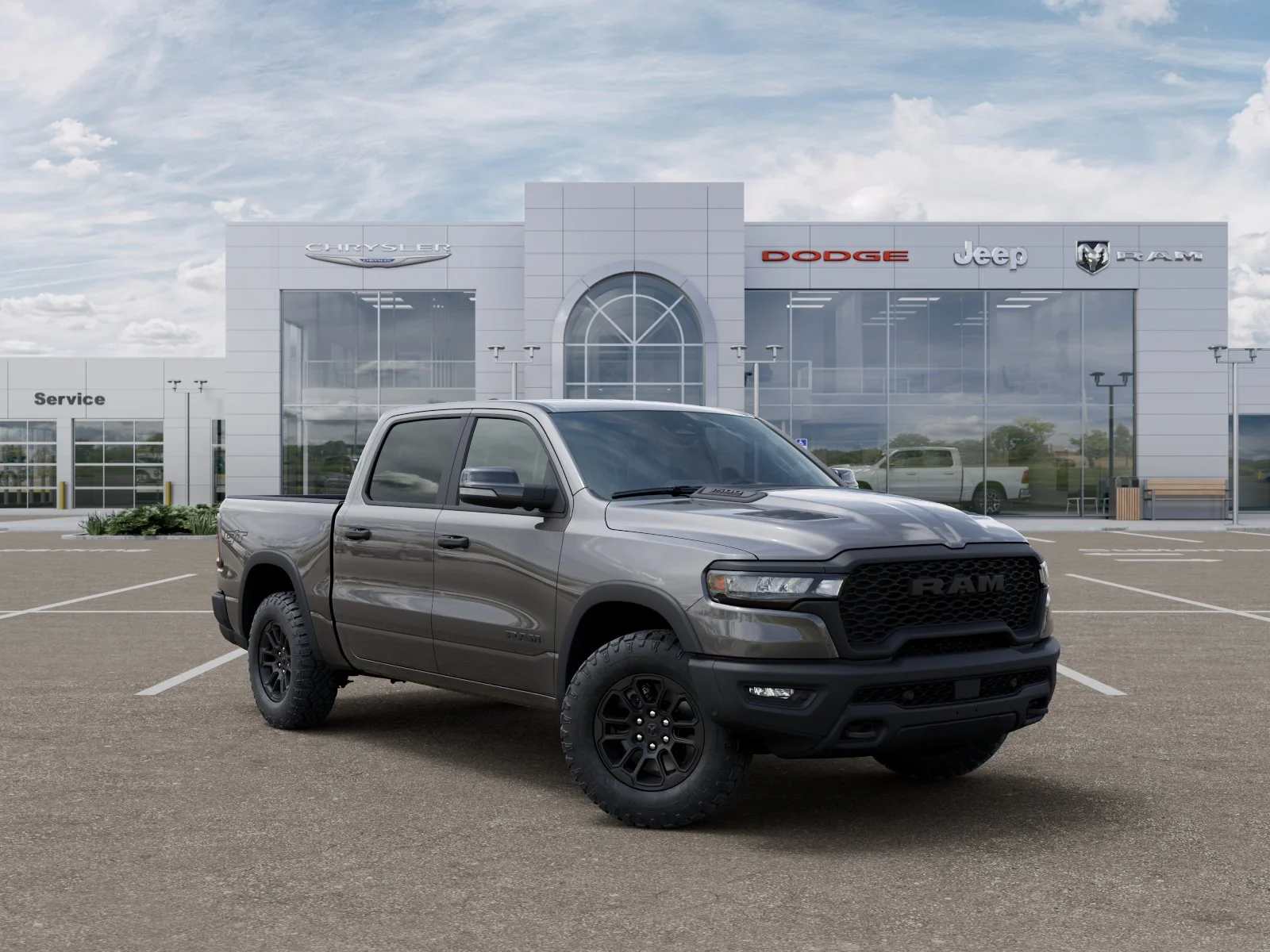 New 2026 Granite Crystal Metallic Clear-Coat Exterior Paint RAM Rebel image 39