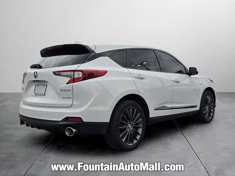Used 2022 Platinum White Pearl Acura SH-AWD A-SPEC ADV image 4