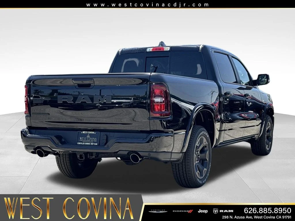 New 2026 Diamond Black Crystal Pearl-Coat Exterior Paint RAM Big Horn/Lone Star image 8