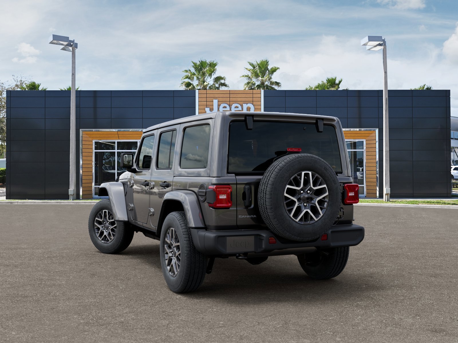 New 2026 Granite Crystal Metallic Clearcoat Jeep Sahara image 3