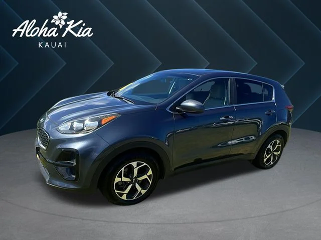 Used 2020 Blue Kia LX image 1