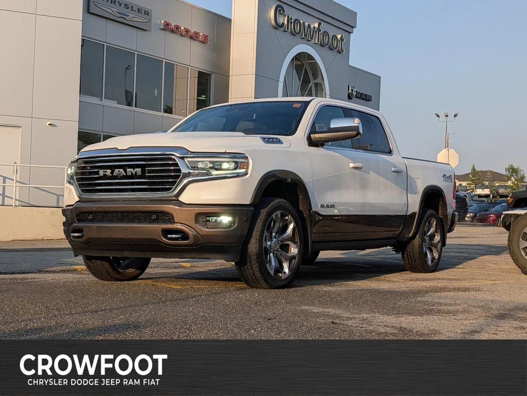 Used 2023 White RAM Limited Longhorn - - 4x4 - Trailer Tow Group - Panoramic Sunroof - 5.7L HEMI eTorque V8 & More! image 1