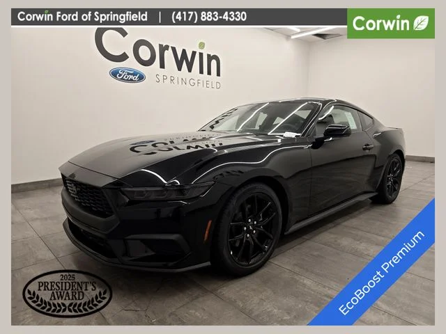 New 2026 Shadow Black Ford EcoBoost® Premium Fastback image 1