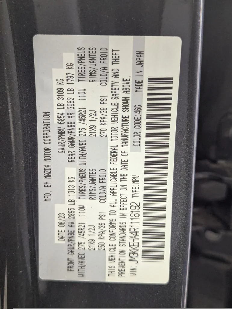 Used 2024 Gray Mazda Premium Plus AWD w/ 3rd Row Seats image 31