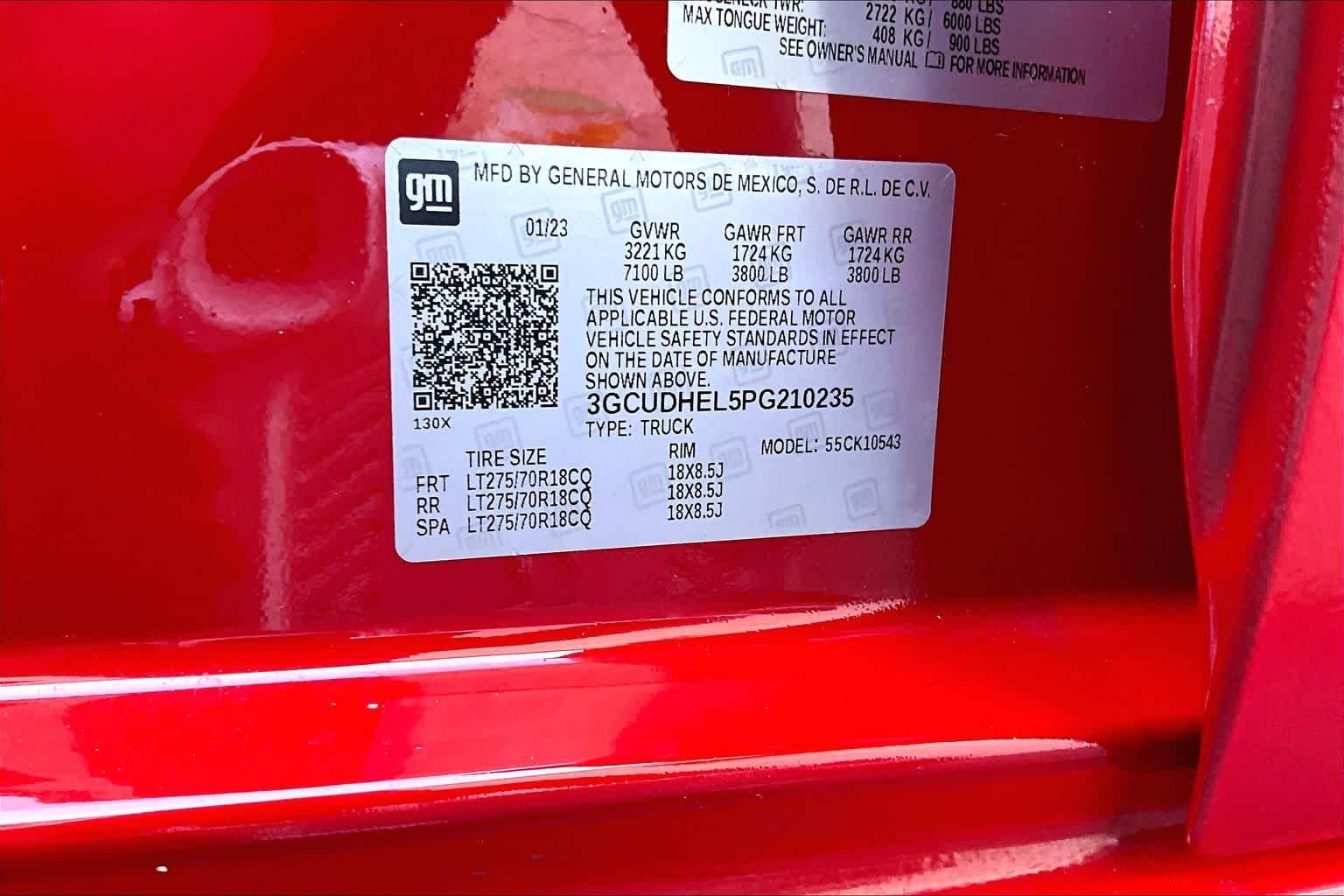 Used 2023 Red Hot Chevrolet ZR2 image 62