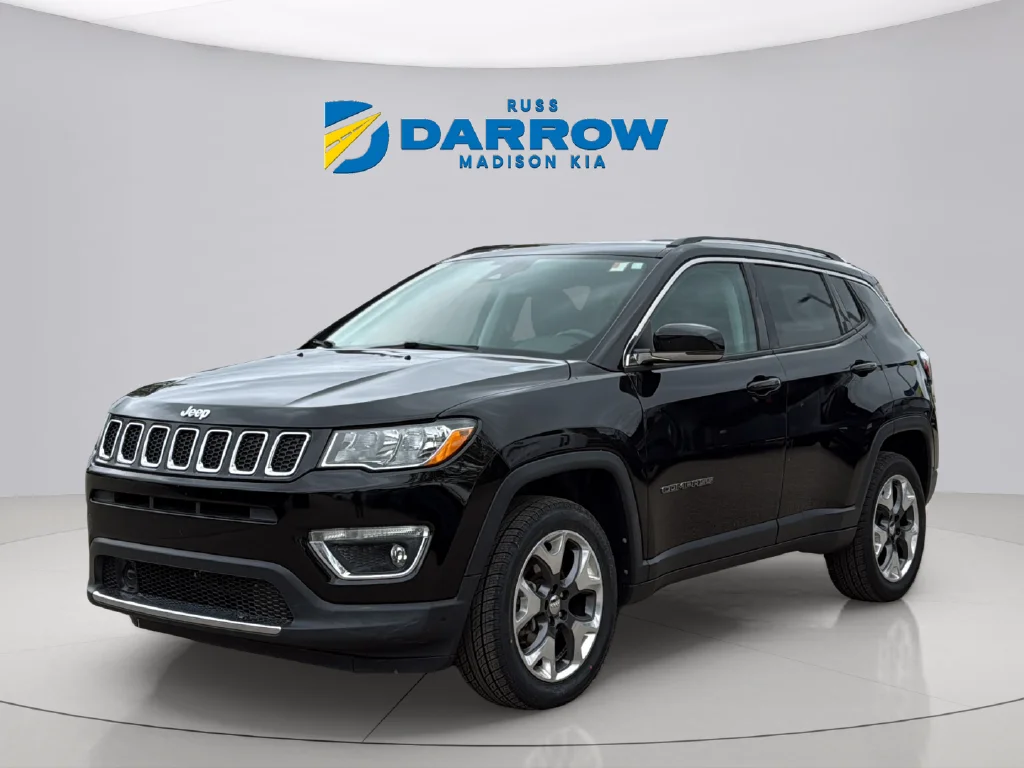 Used 2021 Diamond Black Crystal Pearlcoat Jeep Limited image 1