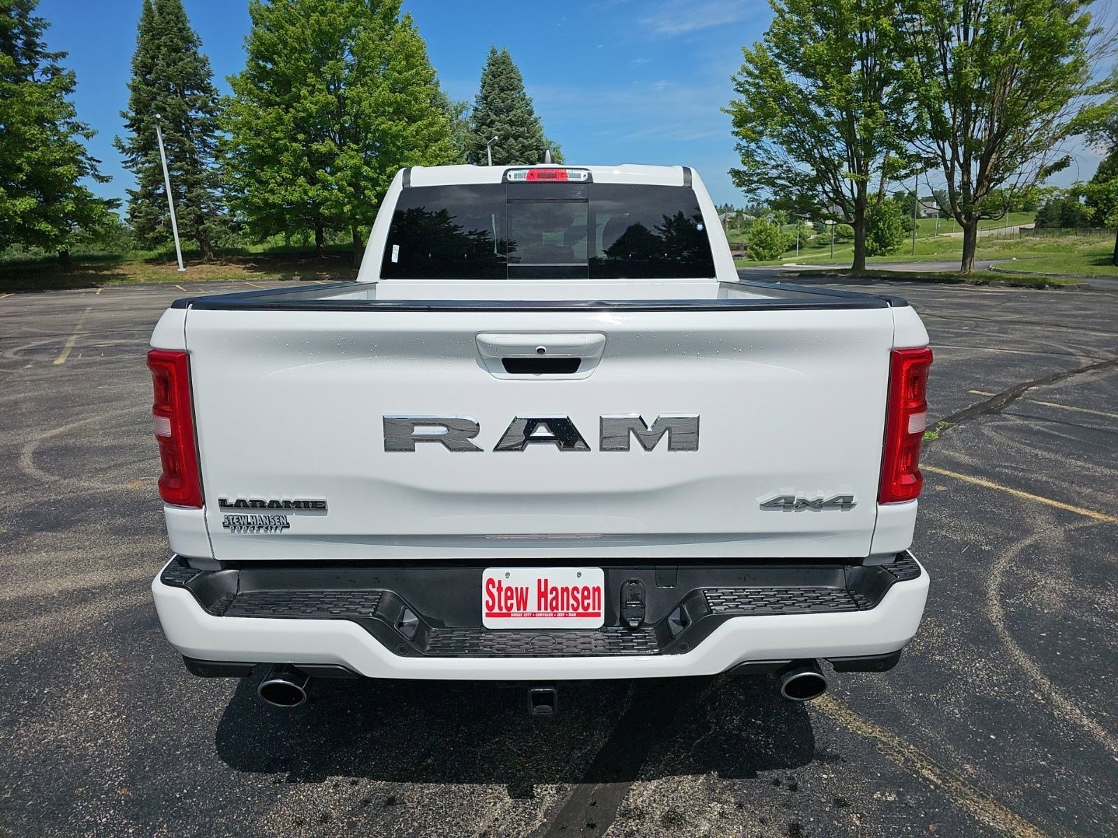 Certified Used 2025 Bright White Clearcoat Ram Laramie image 4