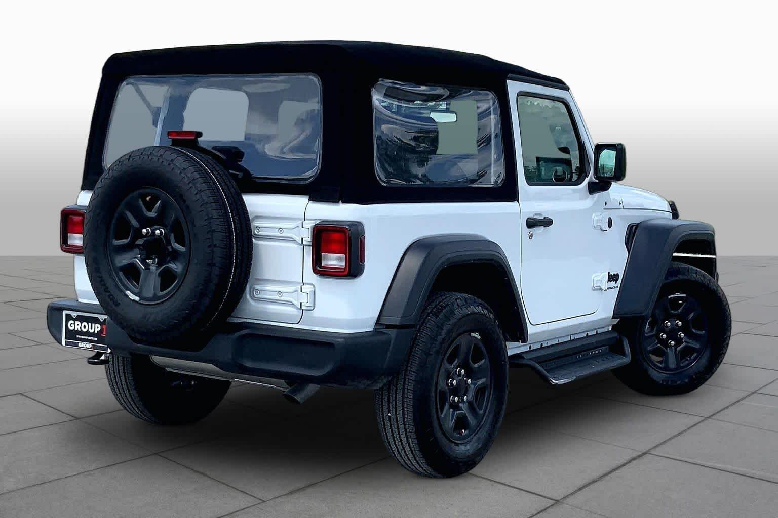 Used 2024 Bright White Clearcoat Jeep Sport image 13
