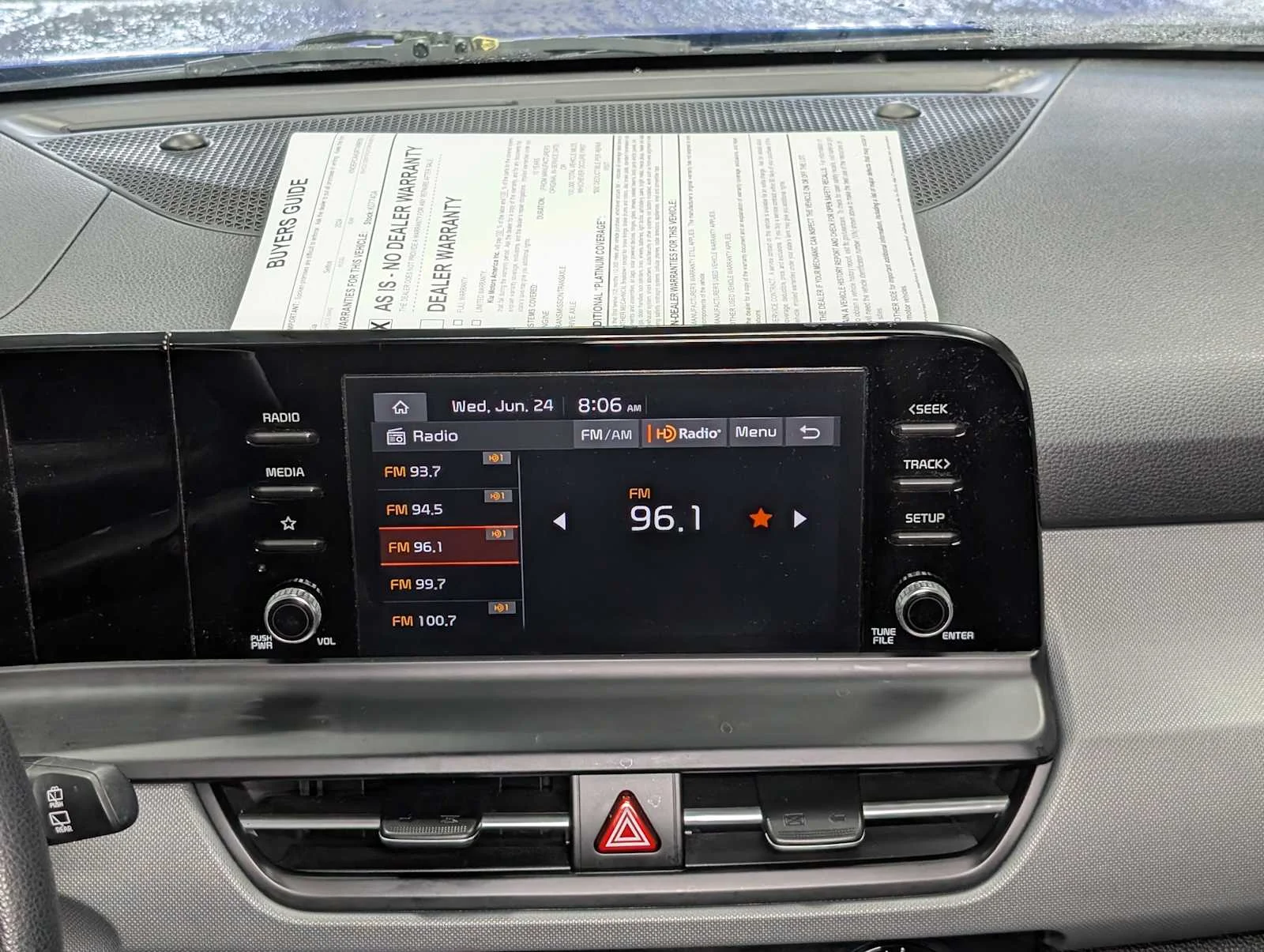 Certified Used 2024 Neptune Blue Kia LX image 18