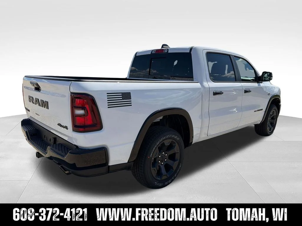 New 2026 Bright White Clear-Coat Exterior Paint RAM Big Horn/Lone Star image 8