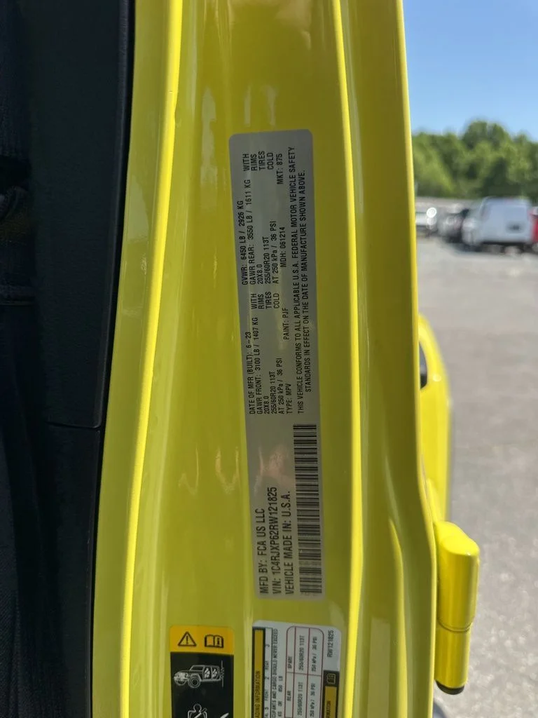 Used 2024 Yellow Jeep Sahara 4xe image 30