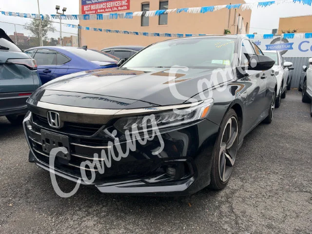 Certified Used 2022 Crystal Black Pearl Honda Sport Special Edition image 1