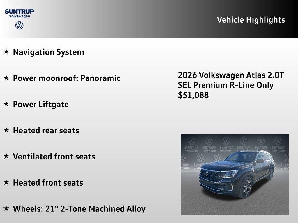 2026 Volkswagen Atlas SEL Premium R-Line - Photo 7