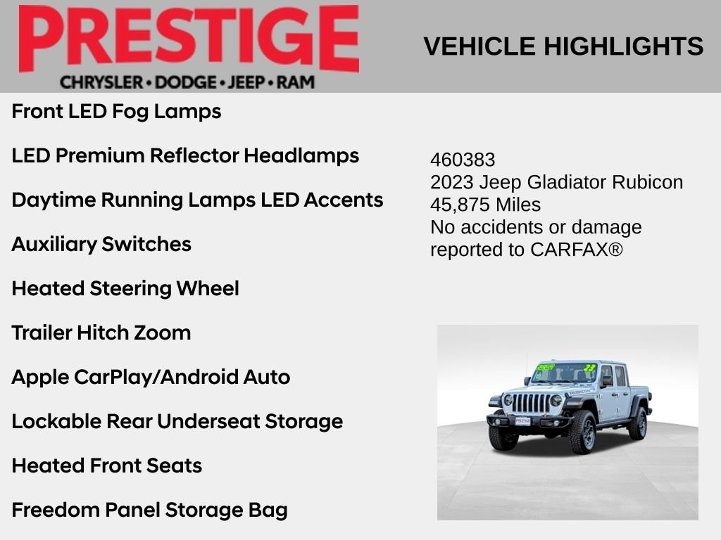 Used 2023 Silver Jeep Rubicon image 6