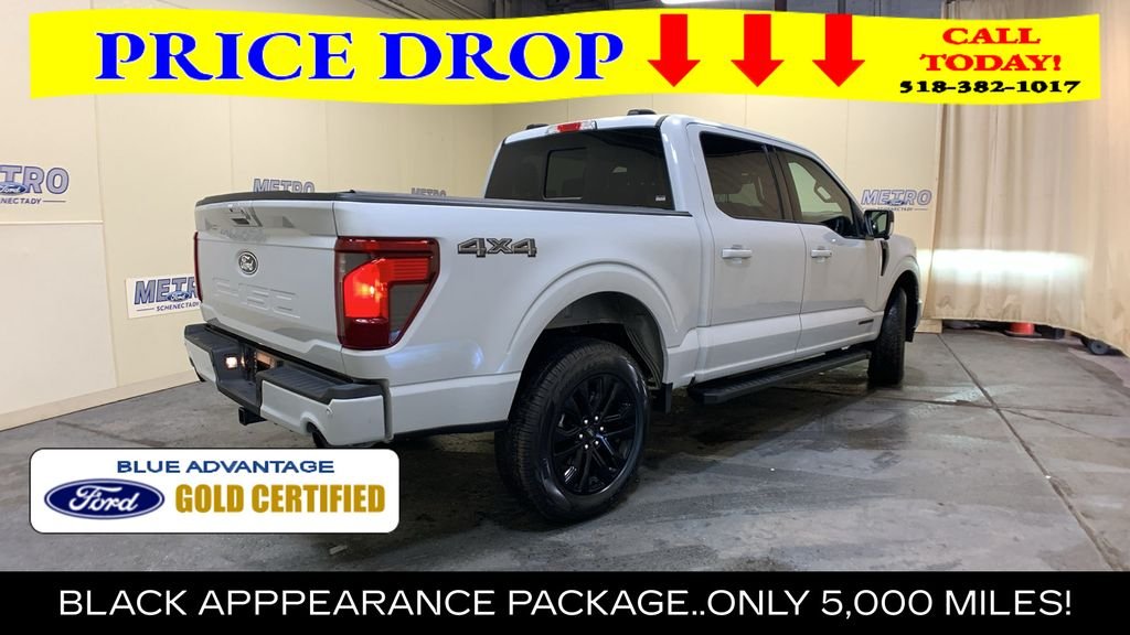 Certified Used 2025 White Metallic Ford XLT image 3
