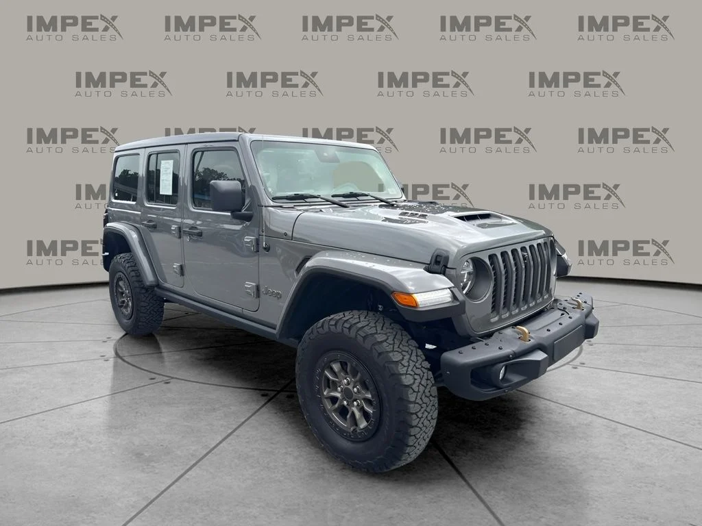 Used 2021 Gray Jeep Unlimited Rubicon 392 image 4