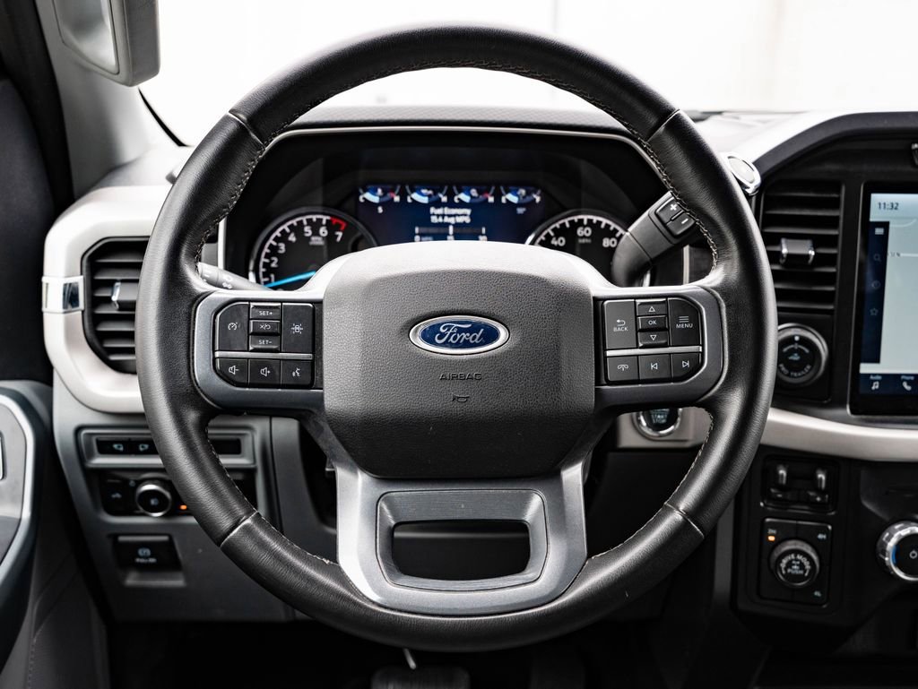 Used 2023 Antimatter Blue Metallic Ford XLT image 40