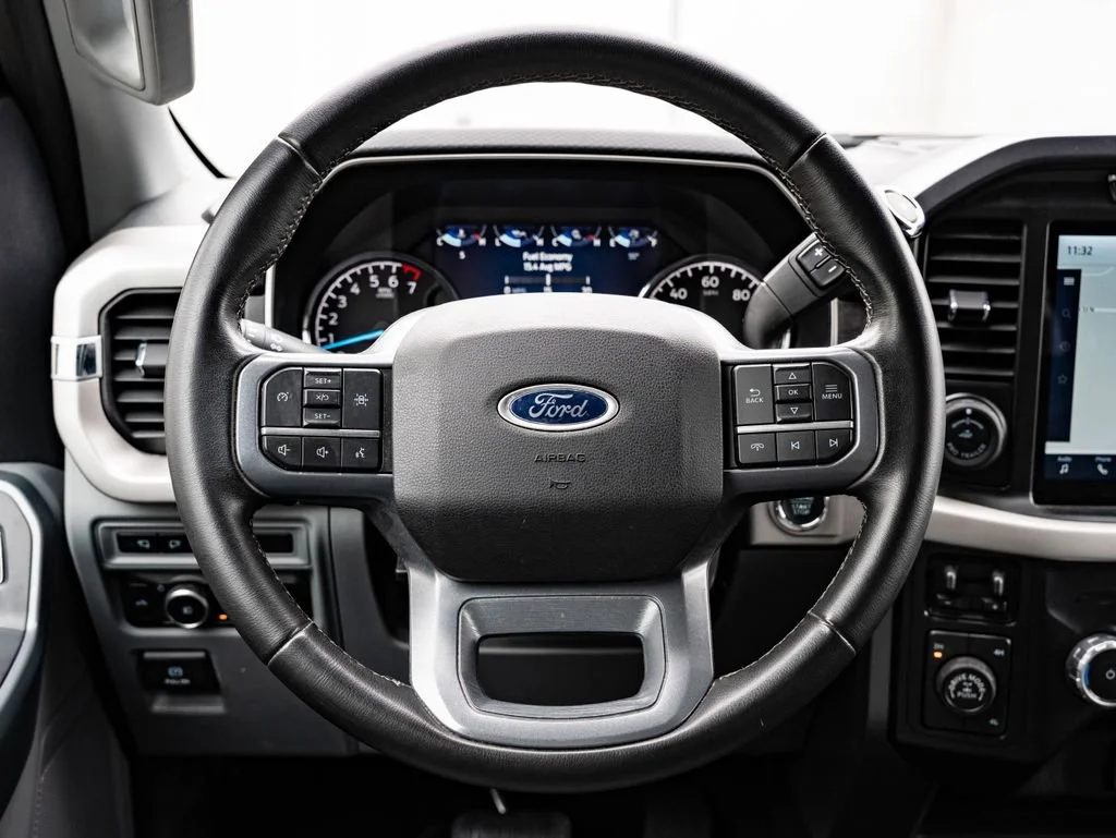 Used 2023 Antimatter Blue Metallic Ford XLT image 40