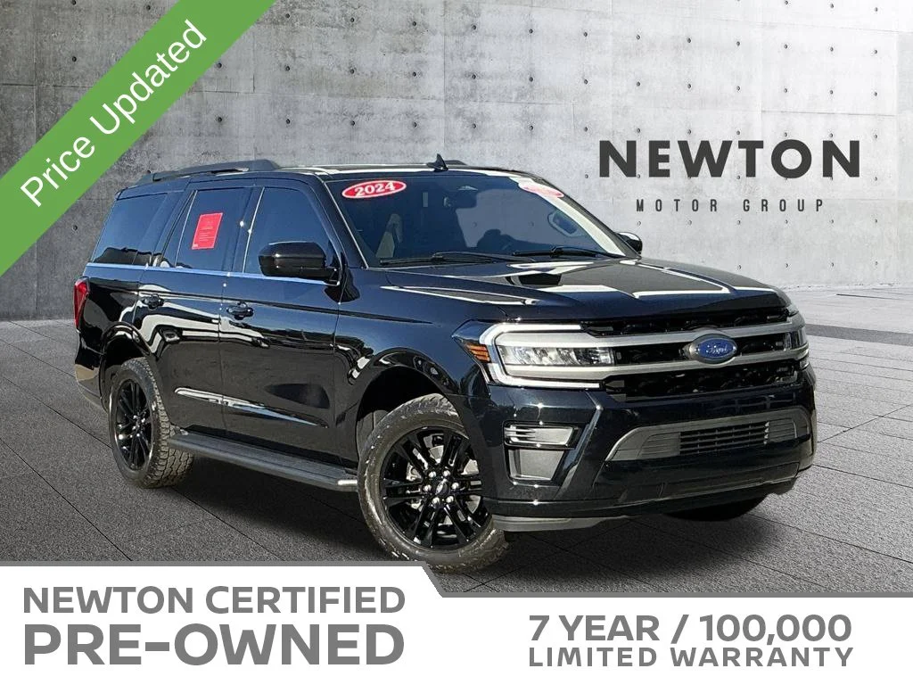 Certified Used 2024 Black Metallic Ford XLT image 1