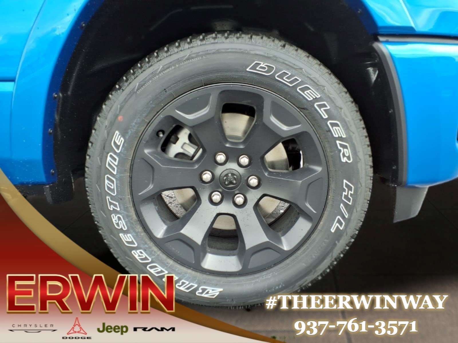 New 2026 Hydro Blue Pearlcoat RAM Big Horn image 7
