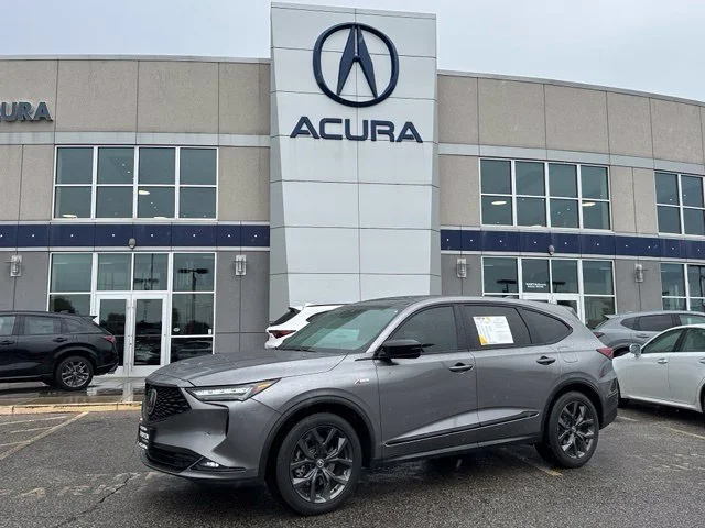Certified Used 2023 Liquid Carbon Metallic Acura SH-AWD with A-Spec Package image 32