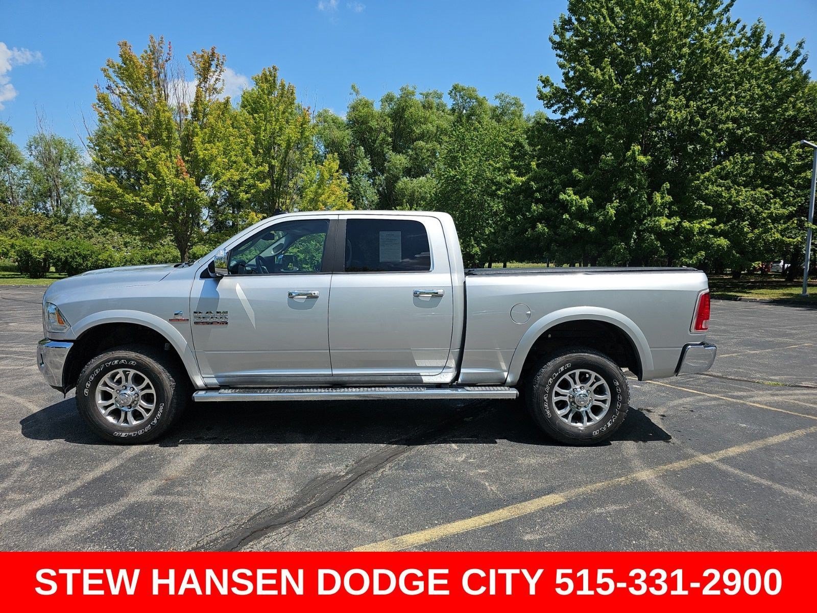 Used 2015 Bright Silver Metallic Clearcoat Ram Laramie image 1