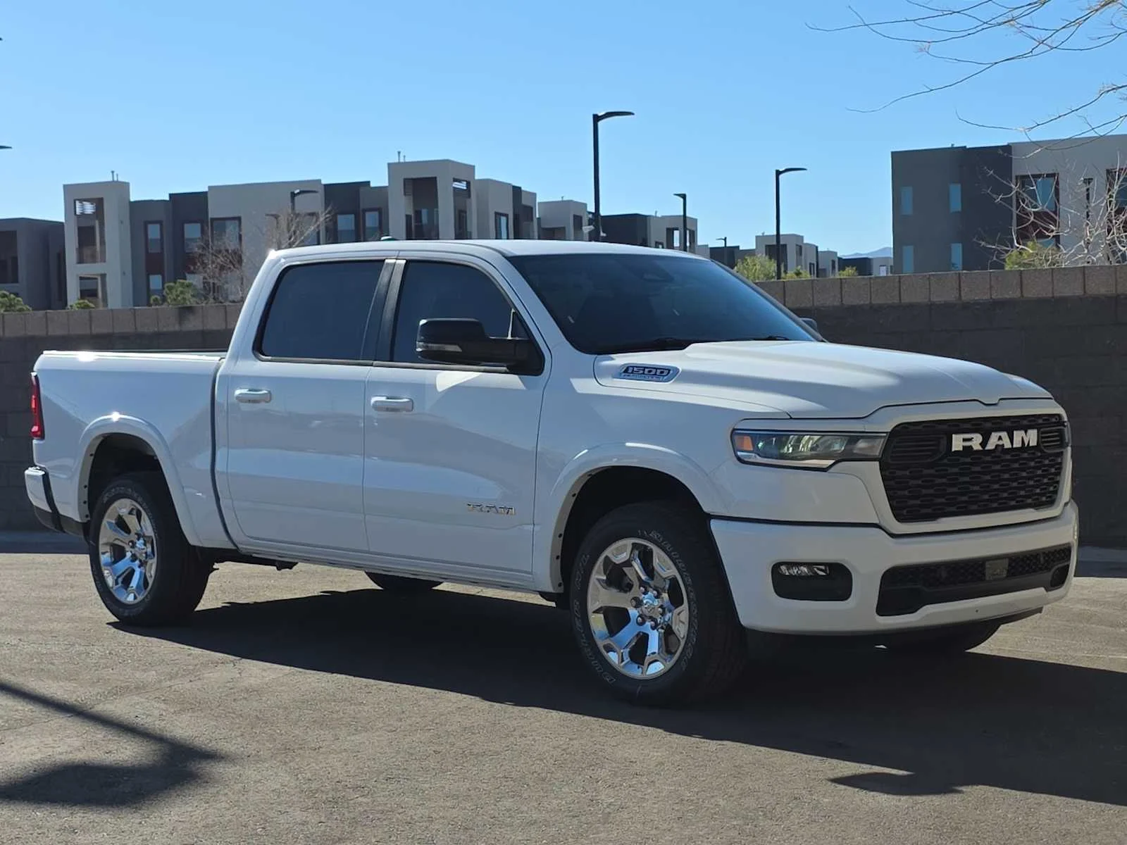 New 2026 Bright White Clear-Coat Exterior Paint RAM Big Horn image 2