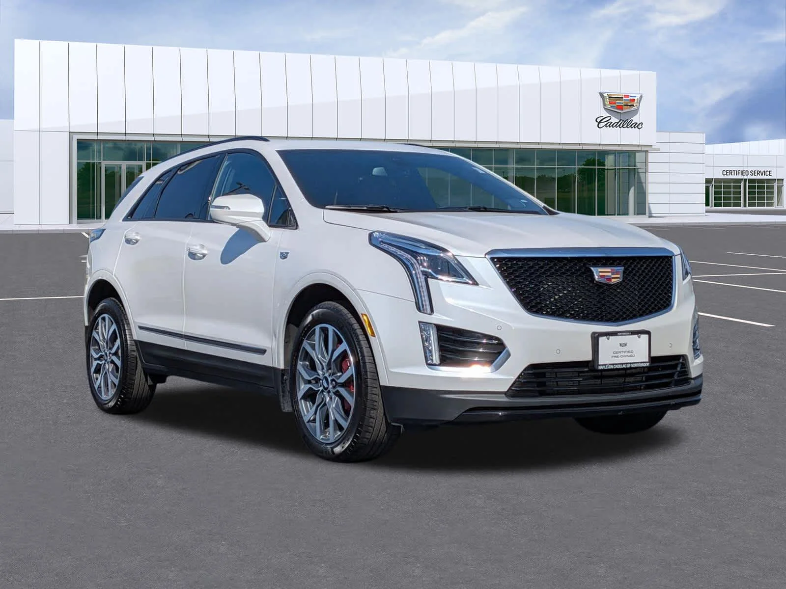 Certified Used 2023 Crystal White Tricoat Cadillac Sport image 3