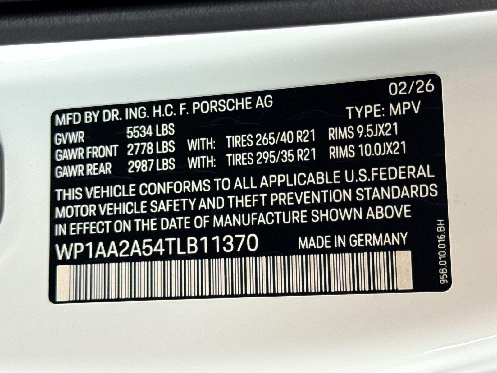 Used 2026 White Porsche  image 26