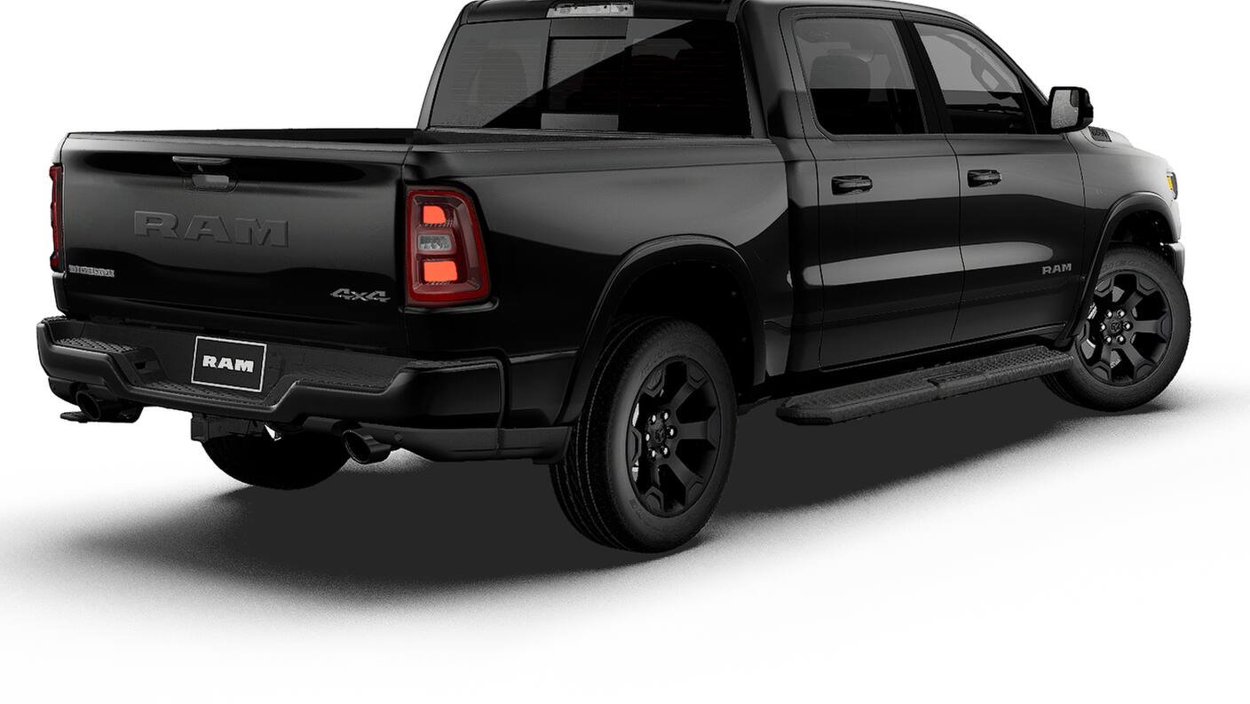 New 2027 Diamond Black Crystal Pearl-Coat Exterior Paint RAM BIG HORN image 2