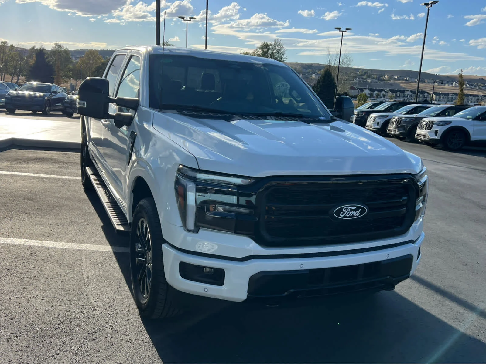 New 2026 Star White Metallic Tri-Coat Ford Lariat® image 4