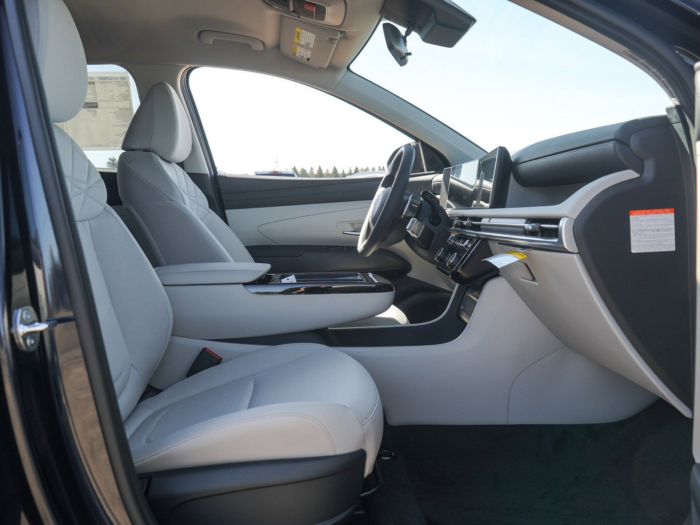 New 2026 Amazon Gray Hyundai SEL AWD image 11