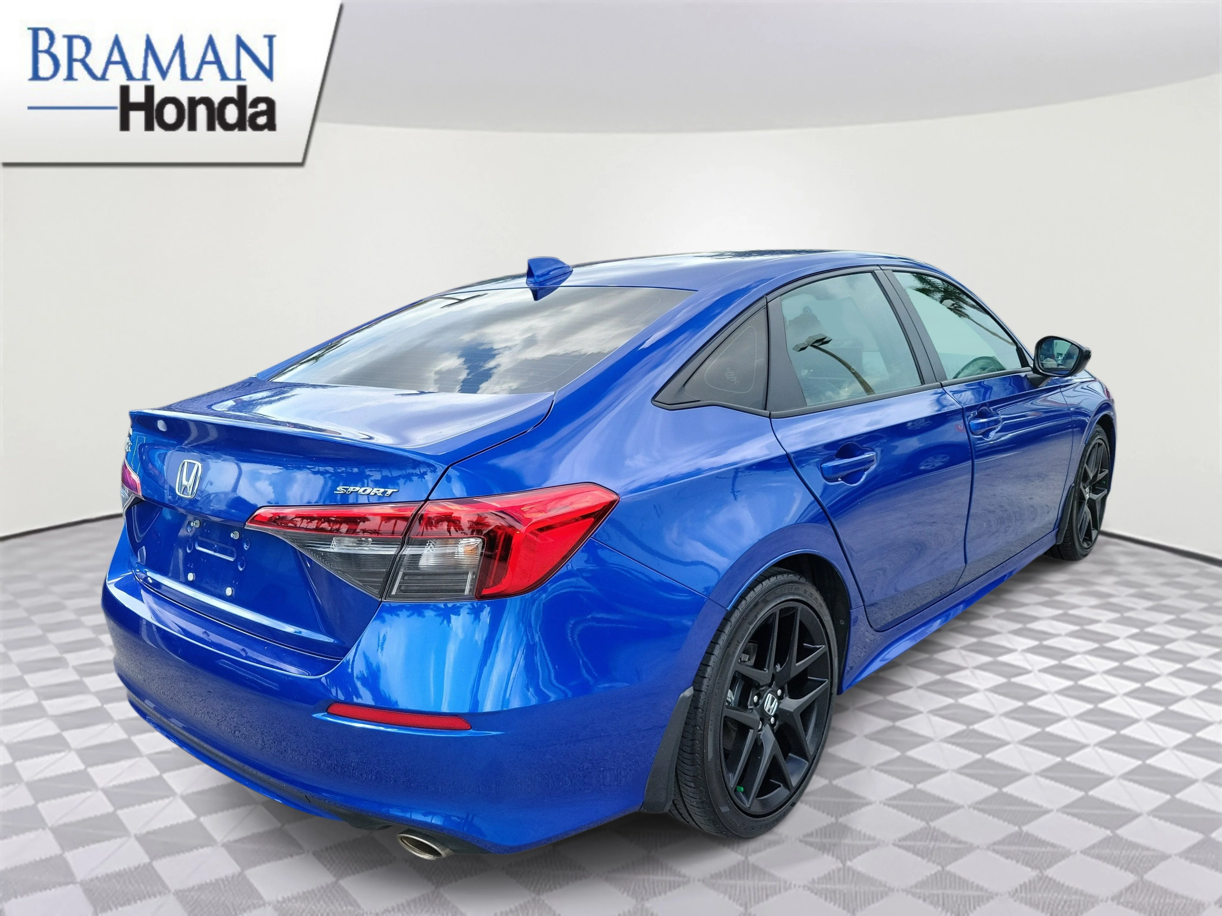 Certified Used 2024 Aegean Blue Metallic Honda 2.0L 4D SPORT image 3