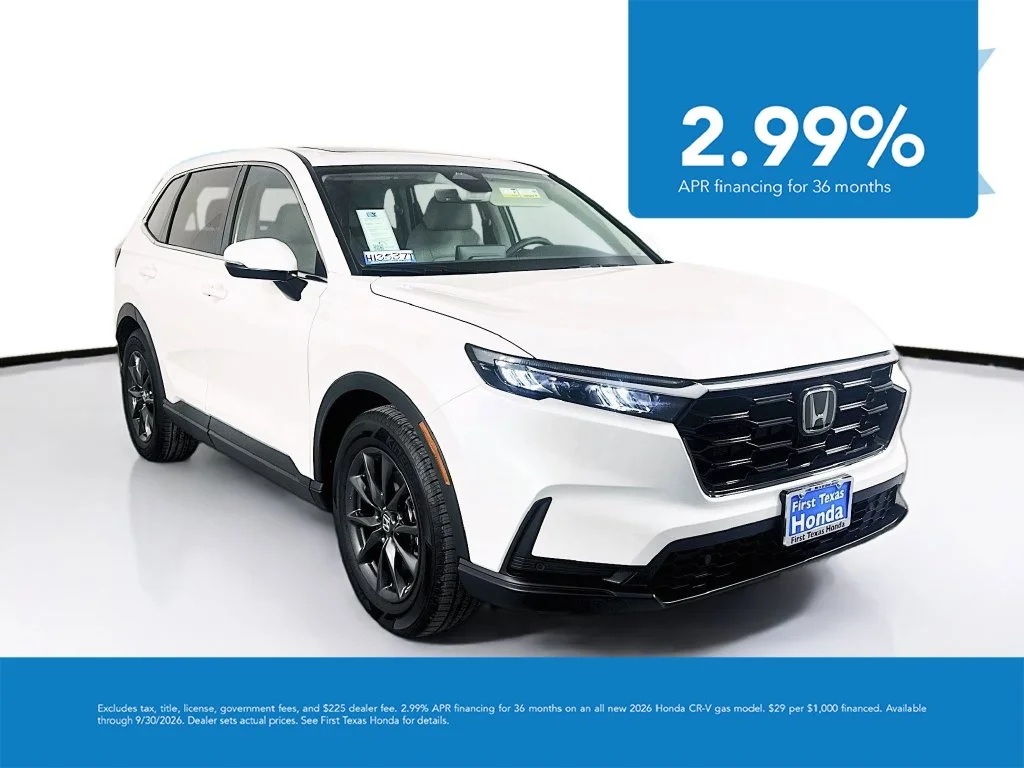 New 2027 Platinum White Pearl Honda EX-L image 1