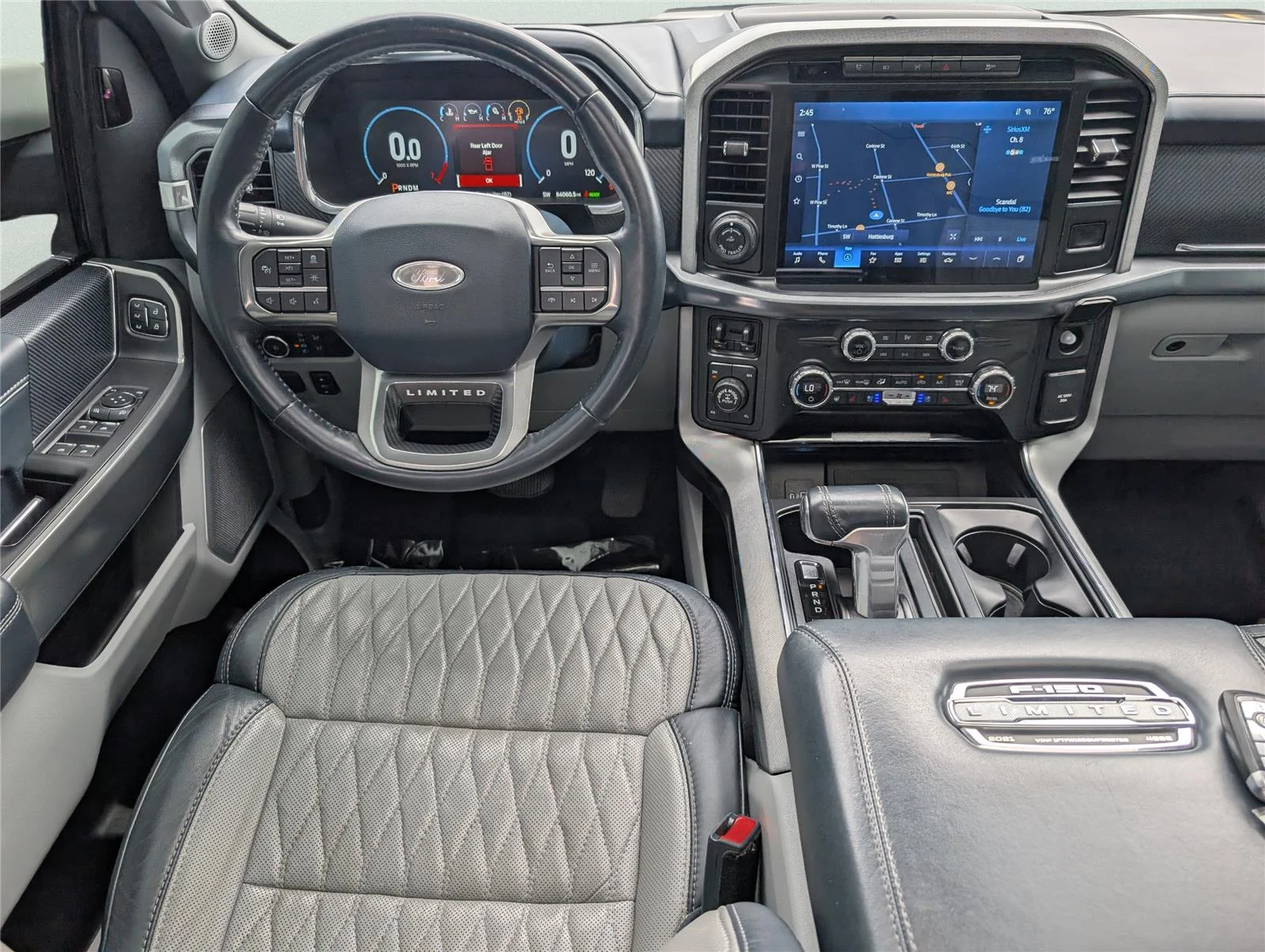 Used 2021 Star White Metallic Tri-Coat Ford Limited image 29