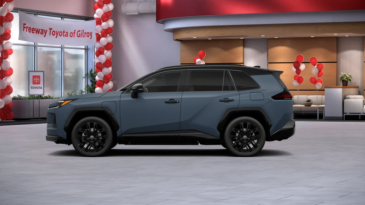 New 2026 Storm Cloud with Midnight Black Metallic roof Toyota XSE image 4