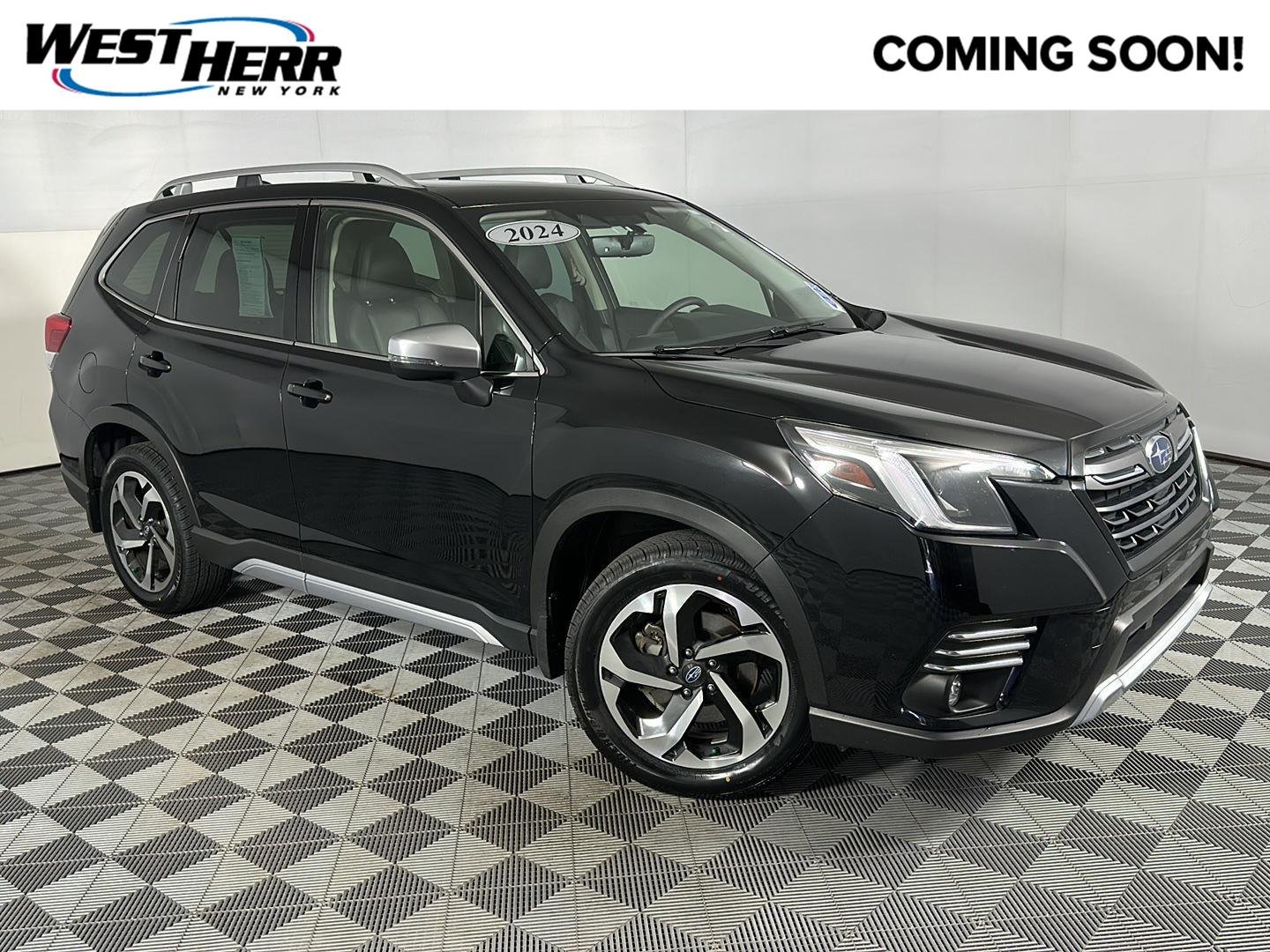 Used 2024 Crystal Black Silica Subaru Touring image 1