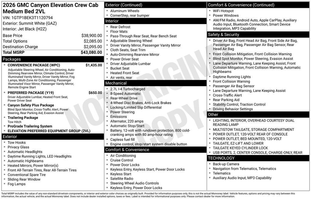 2026 GMC Canyon Elevation - Photo 31