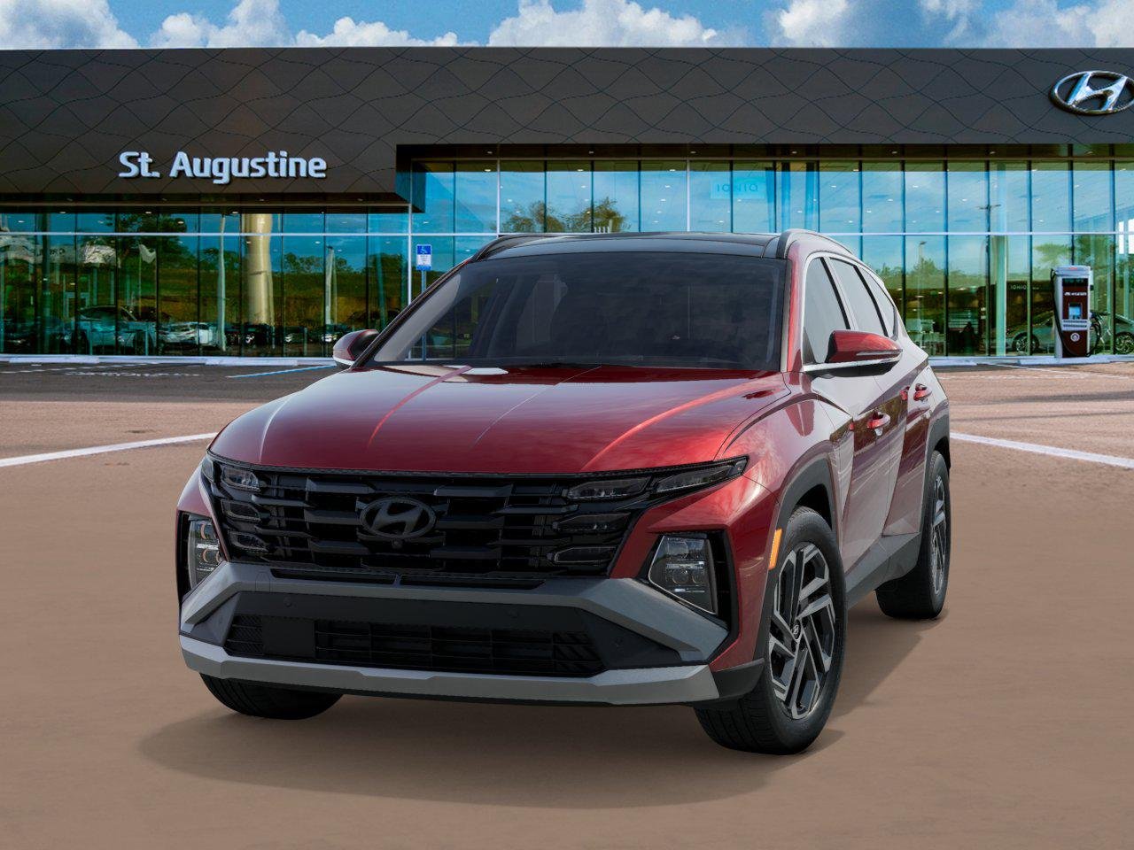 New 2026 Red Hyundai Limited FWD image 6