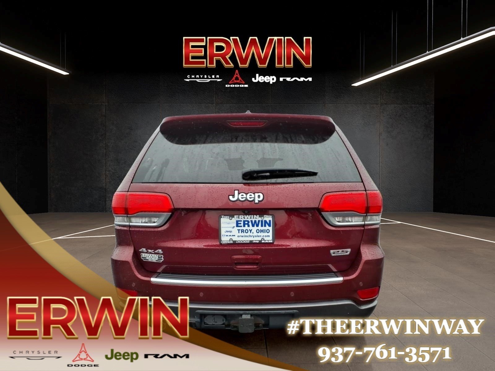 Used 2018 Velvet Red Pearl Coat Jeep Limited image 6
