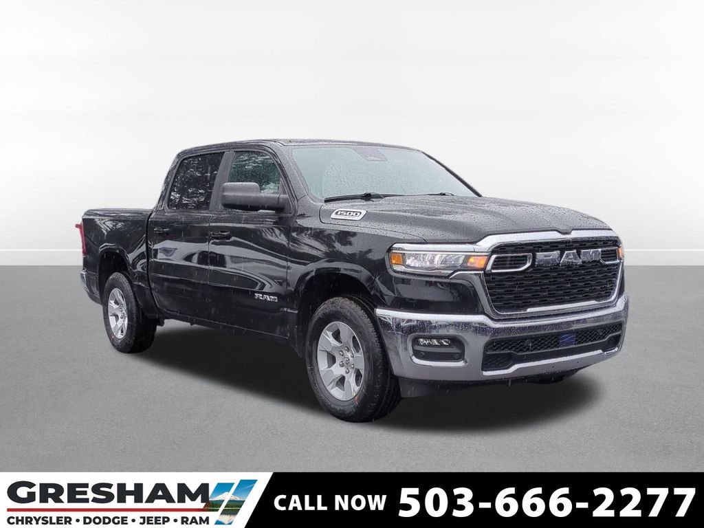 New 2026 Diamond Black Crystal Pearl-Coat Exterior Paint RAM Big Horn/Lone Star image 1