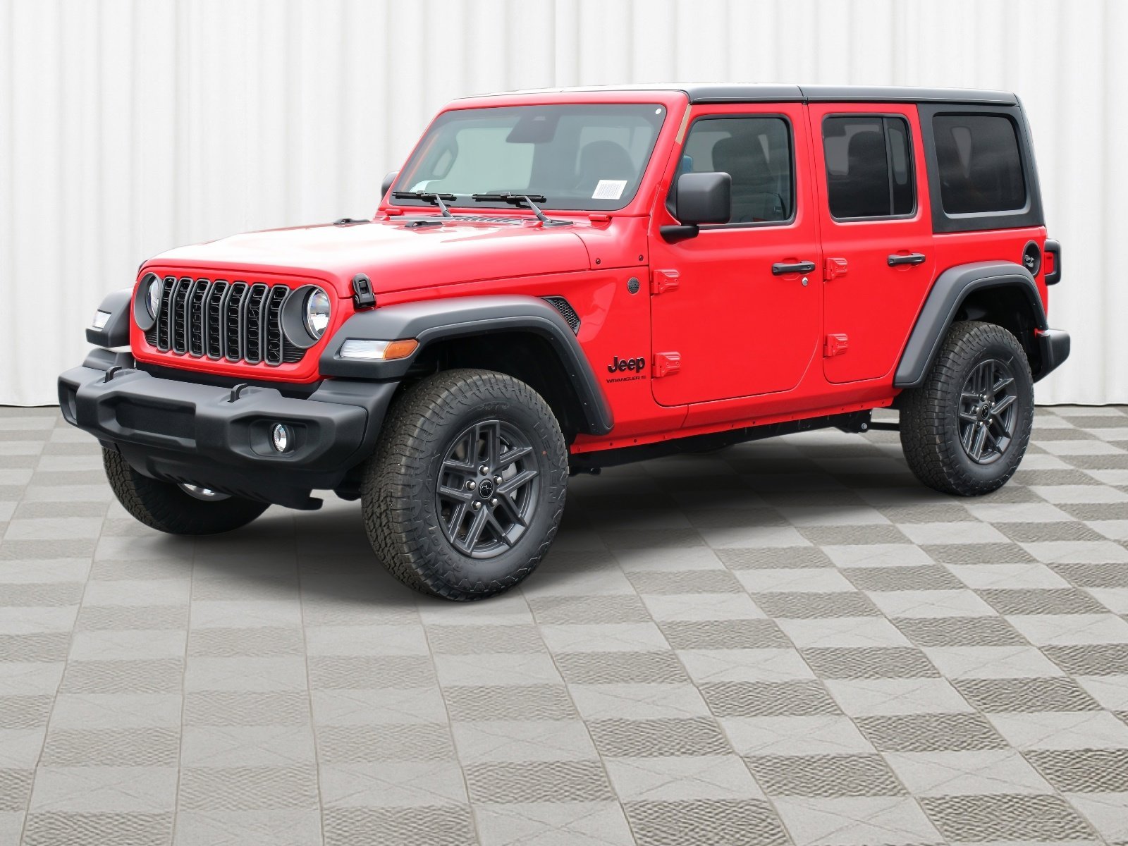 New 2026 Firecracker Red Clear-Coat Exterior Paint Jeep Sport S image 34