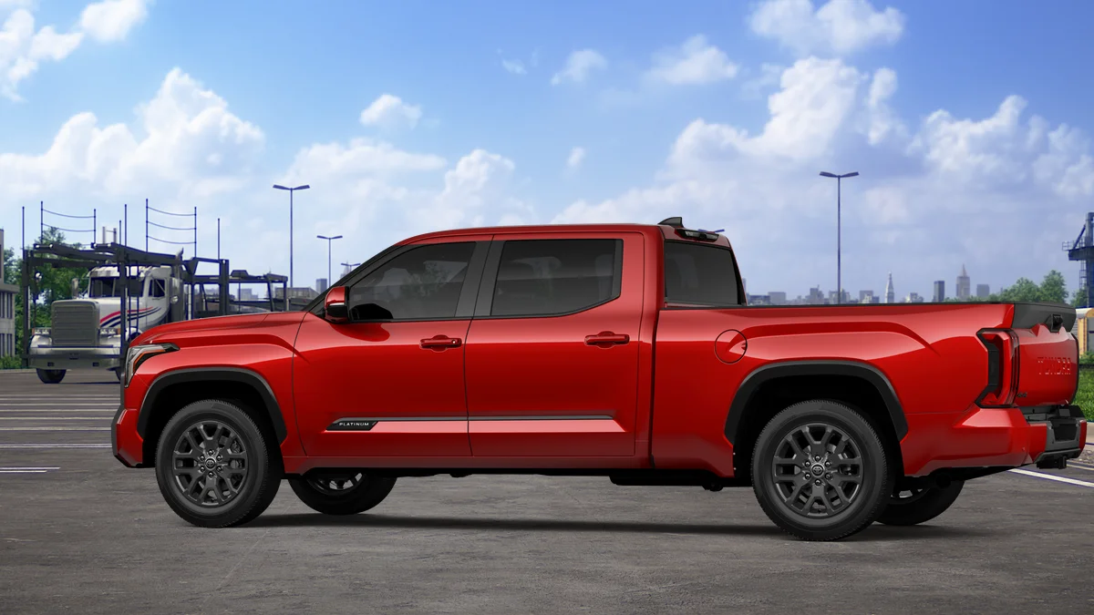 New 2026 Supersonic Red Toyota Platinum image 5